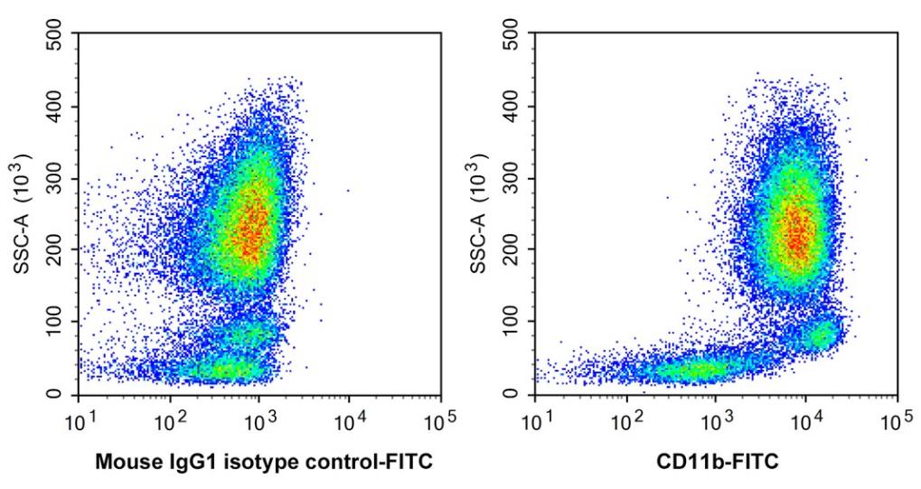 FITC Conjugated Human CD11b Recombinant Mouse Monoclonal Antibody